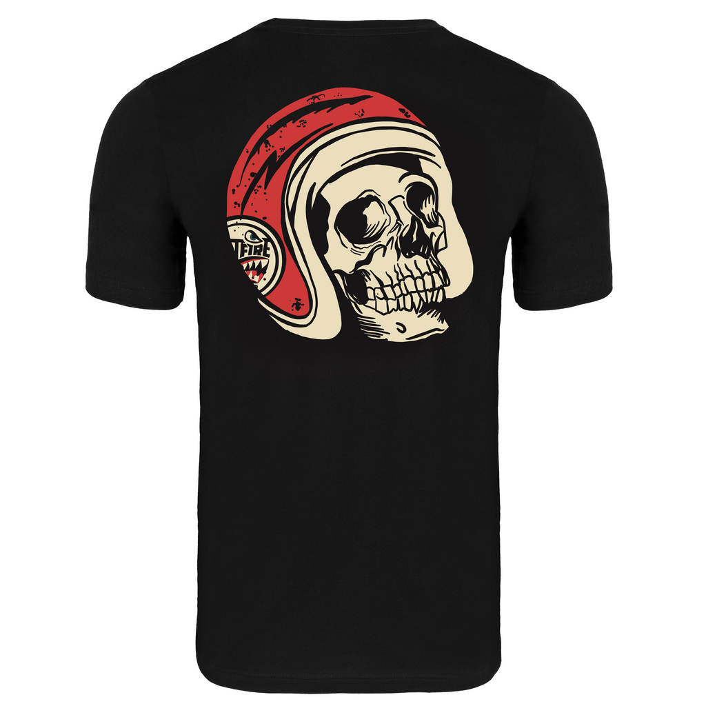 Spitfire Black Skull Helmet T-Shirt