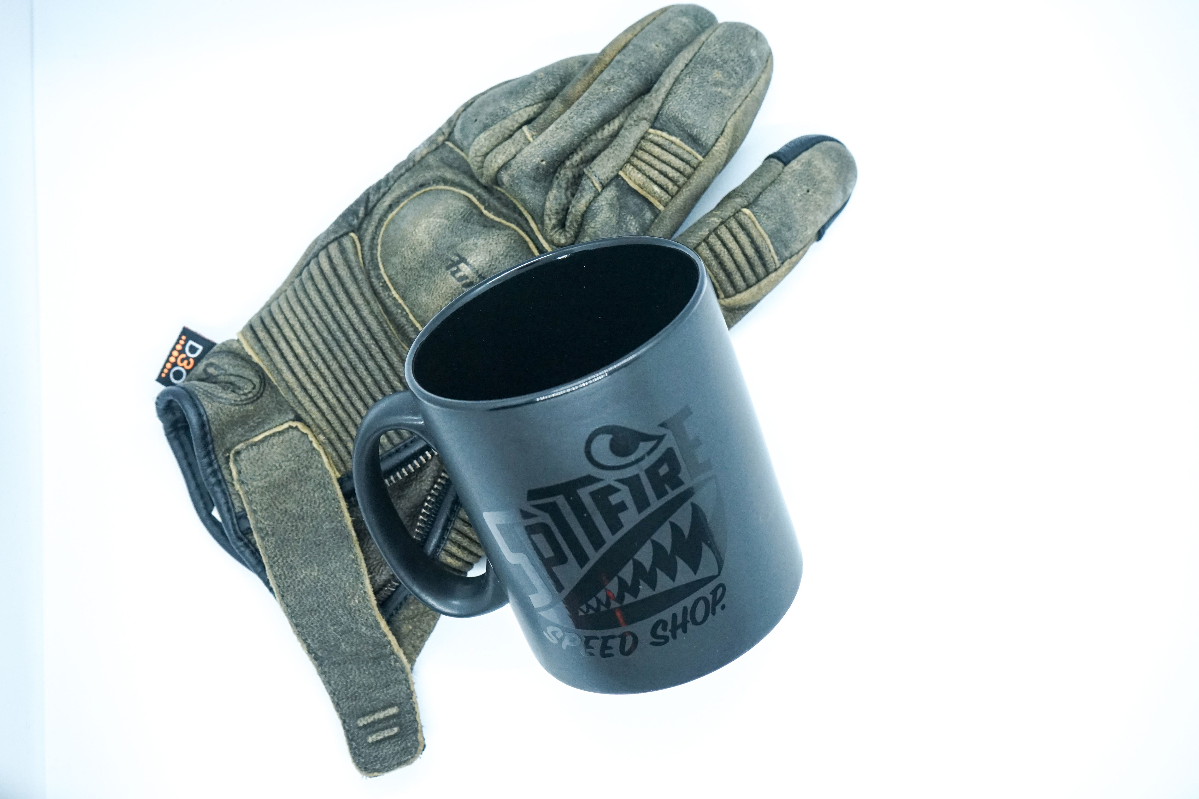 Spitfire Speed Shop Carbon Colour Mug.