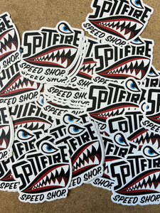 Spitfire Speed Shop Small Sticker
