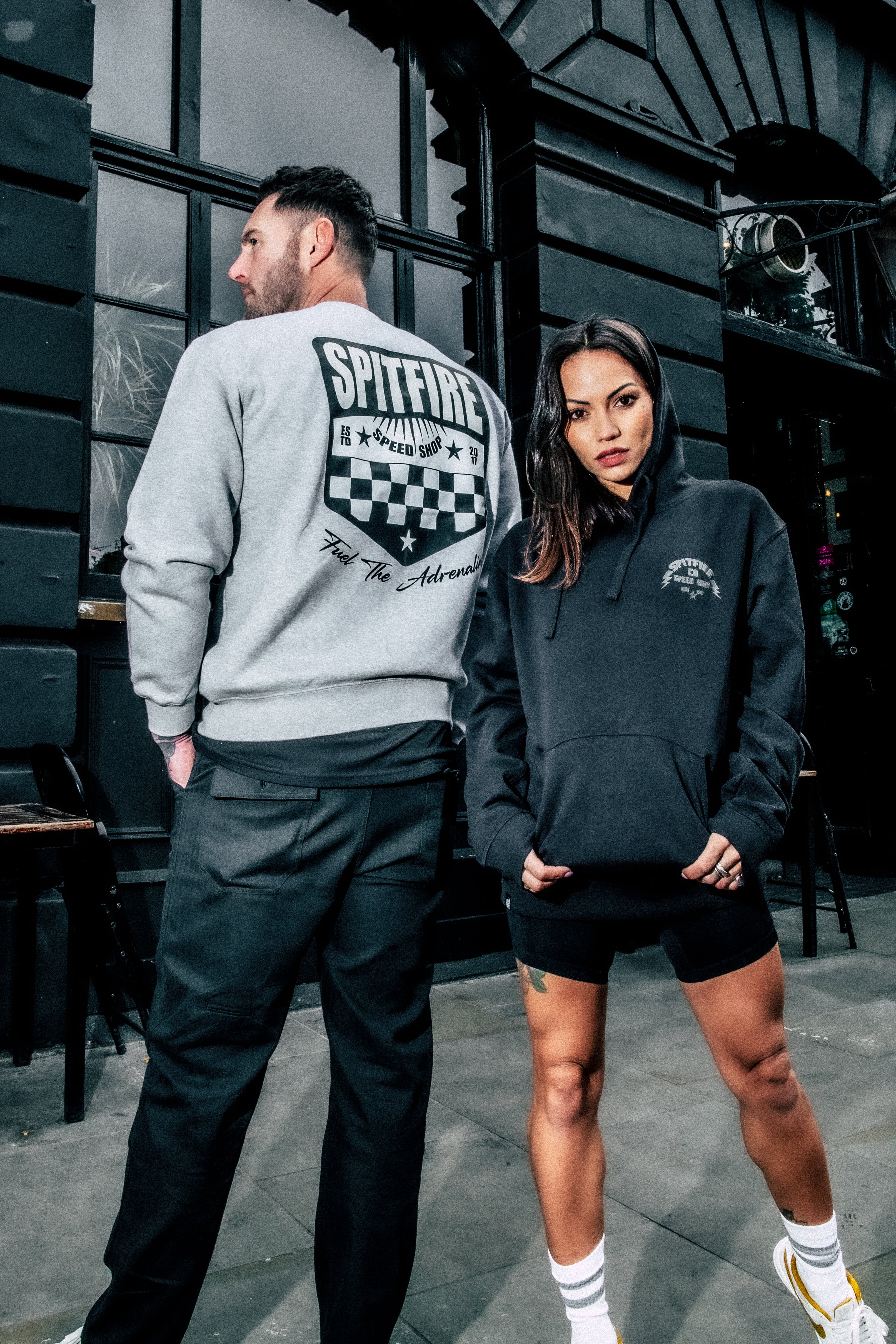 Fuel The Adrenaline Race Grey Sweatshirt