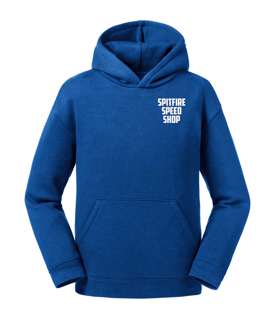 Spitfire Original Kids Royal Blue Hoodie With White Logos