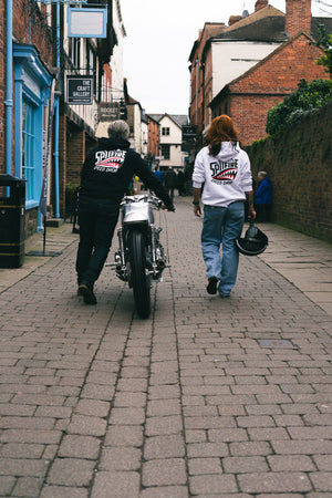 Spitfire Black Hoodie With Full Colour Logo