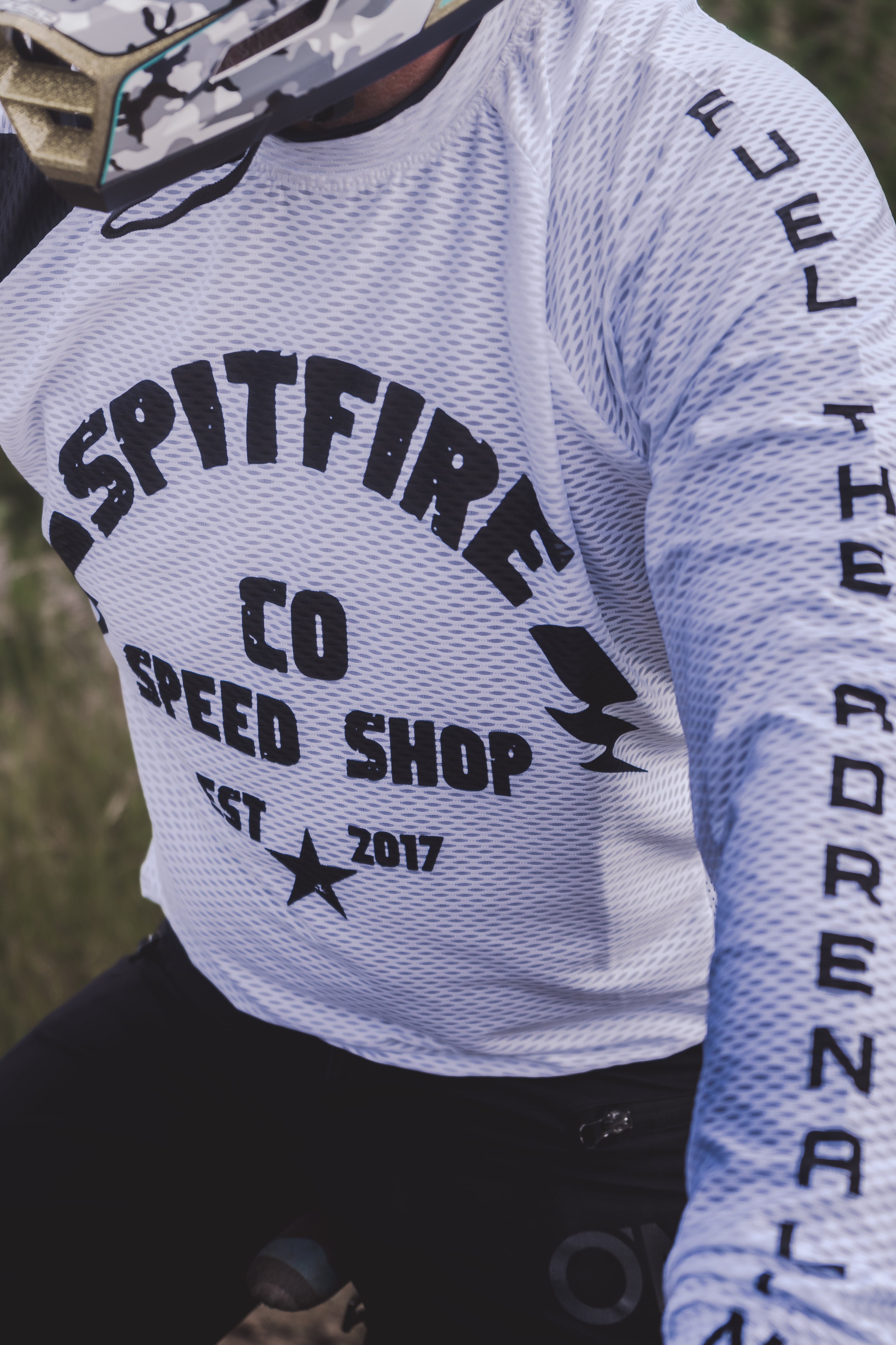 Spitfire Fuel The Adrenaline White MTB Jersey