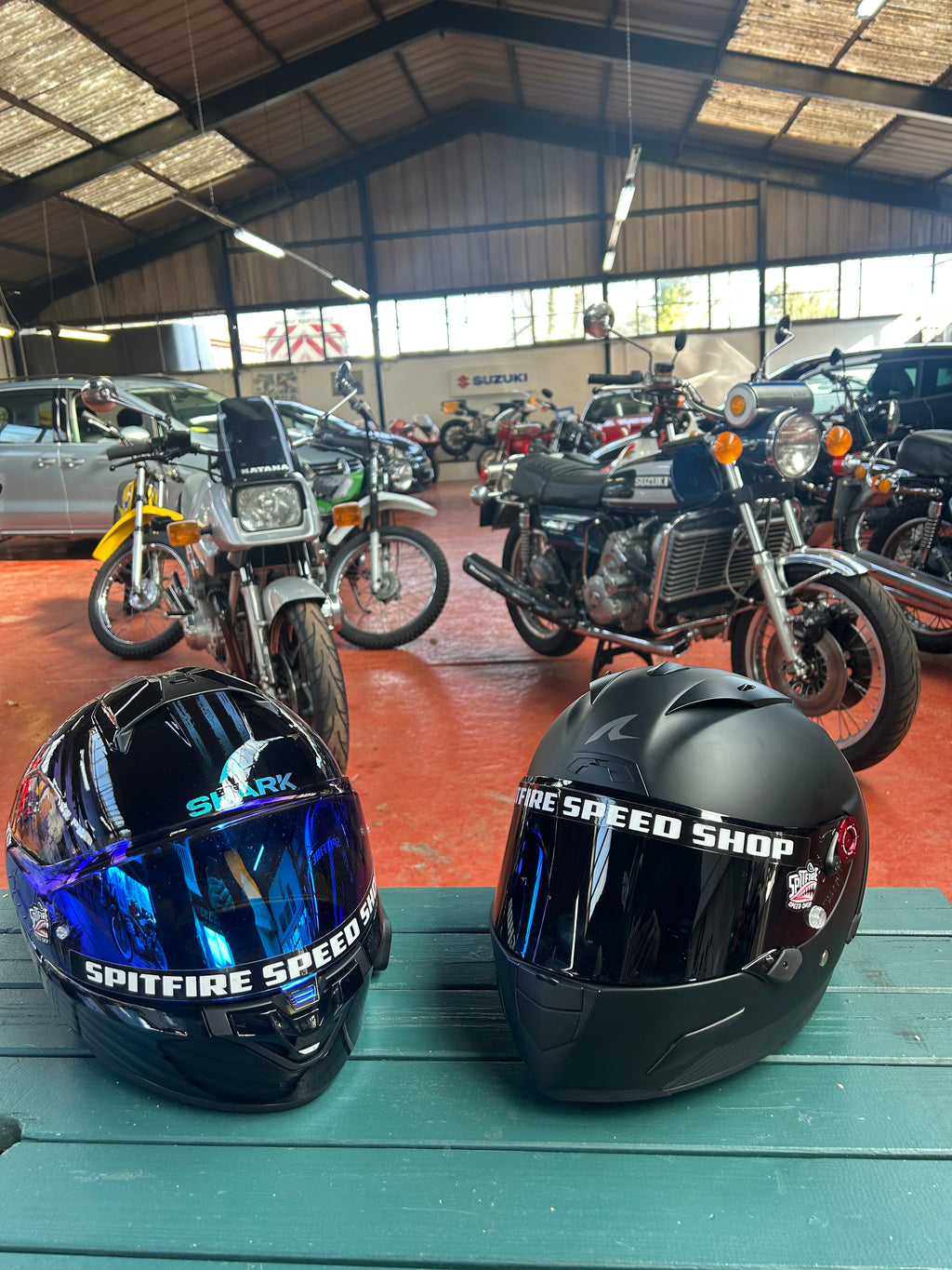 Spitfire Speed Shop Visor Sticker