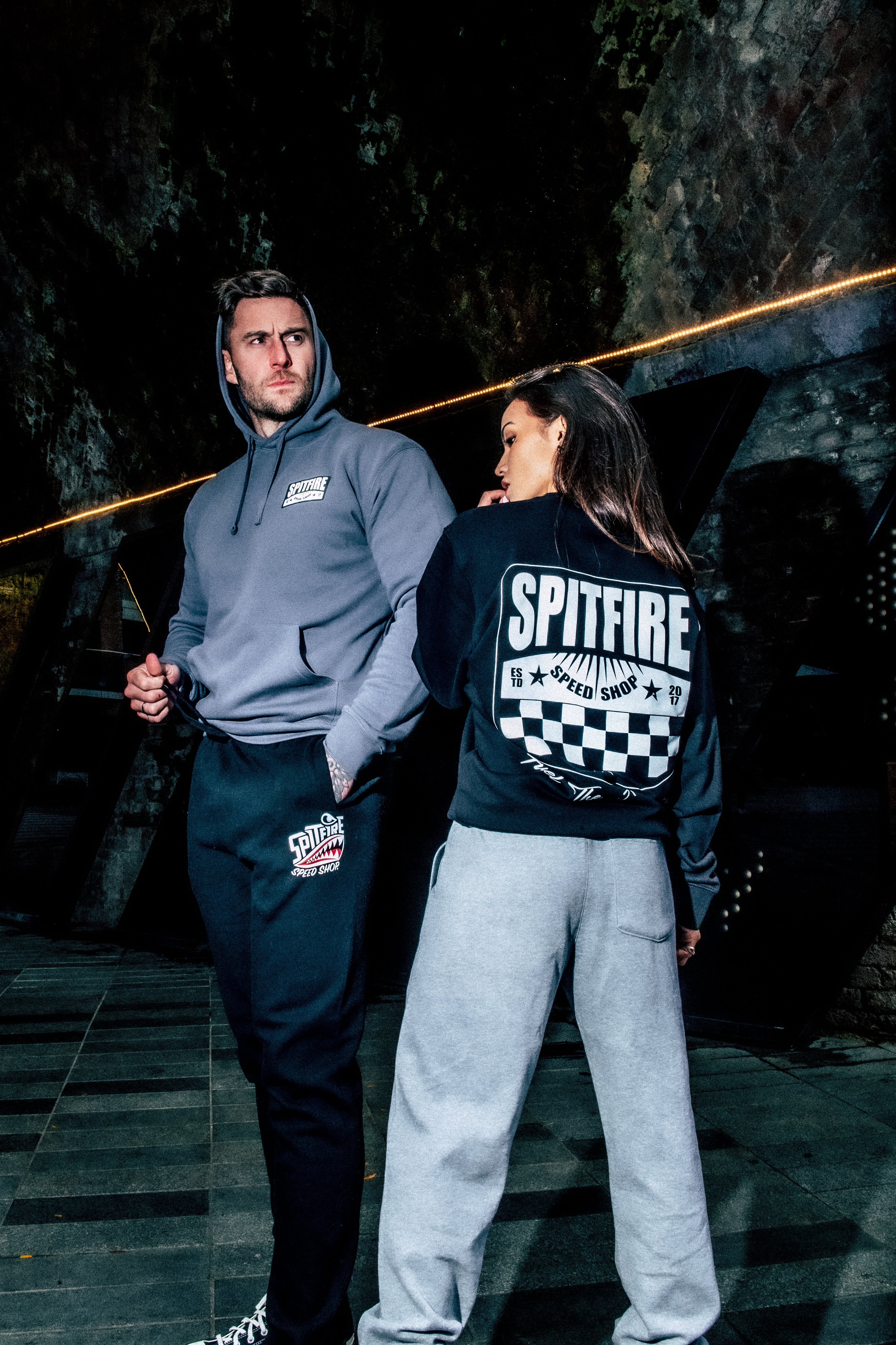 Spitfire Speed Shop Black Joggers