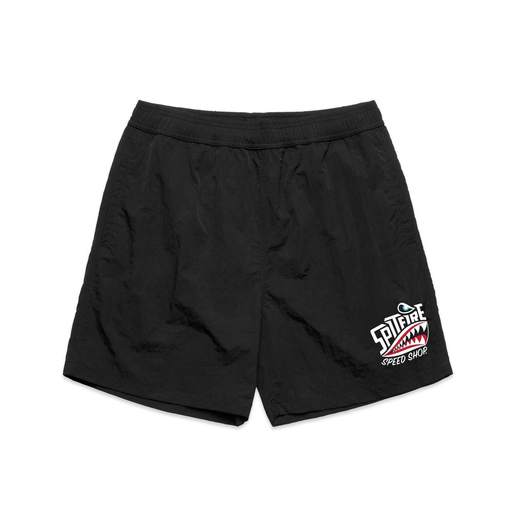 Black beach shorts best sale