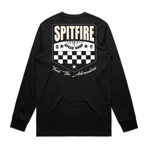 Spitfire Fuel The Adrenaline Race Black Long Sleeve T-Shirt