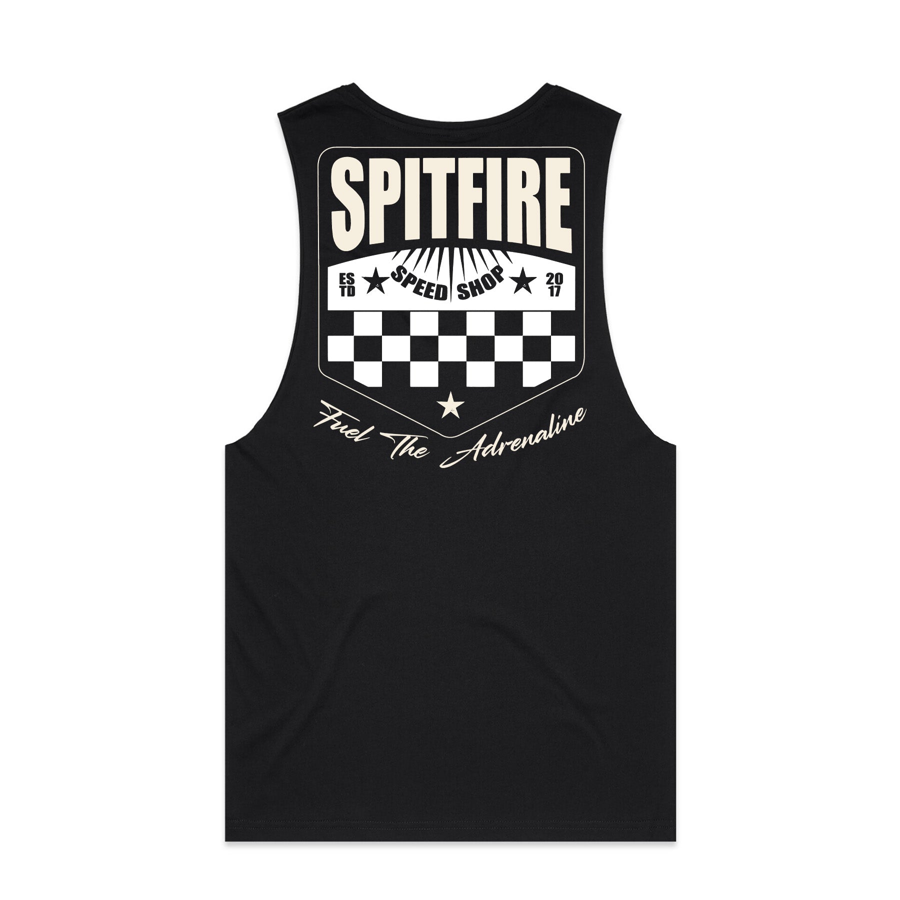 Spitfire Fuel The Adrenaline Black Vest – Spitfire Speed Shop