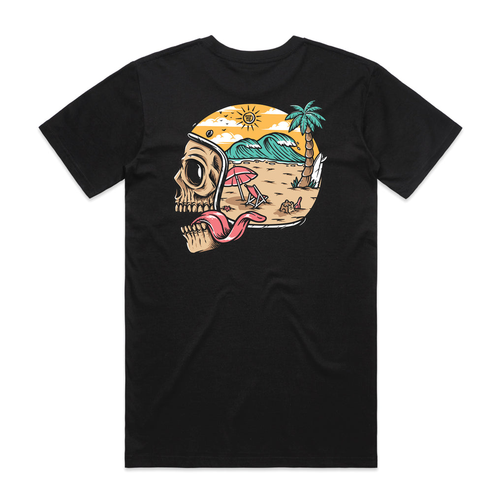 Spitfire Skulls n Waves Helmet Black T-Shirt