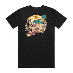 Spitfire Skulls n Waves Helmet Black T-Shirt