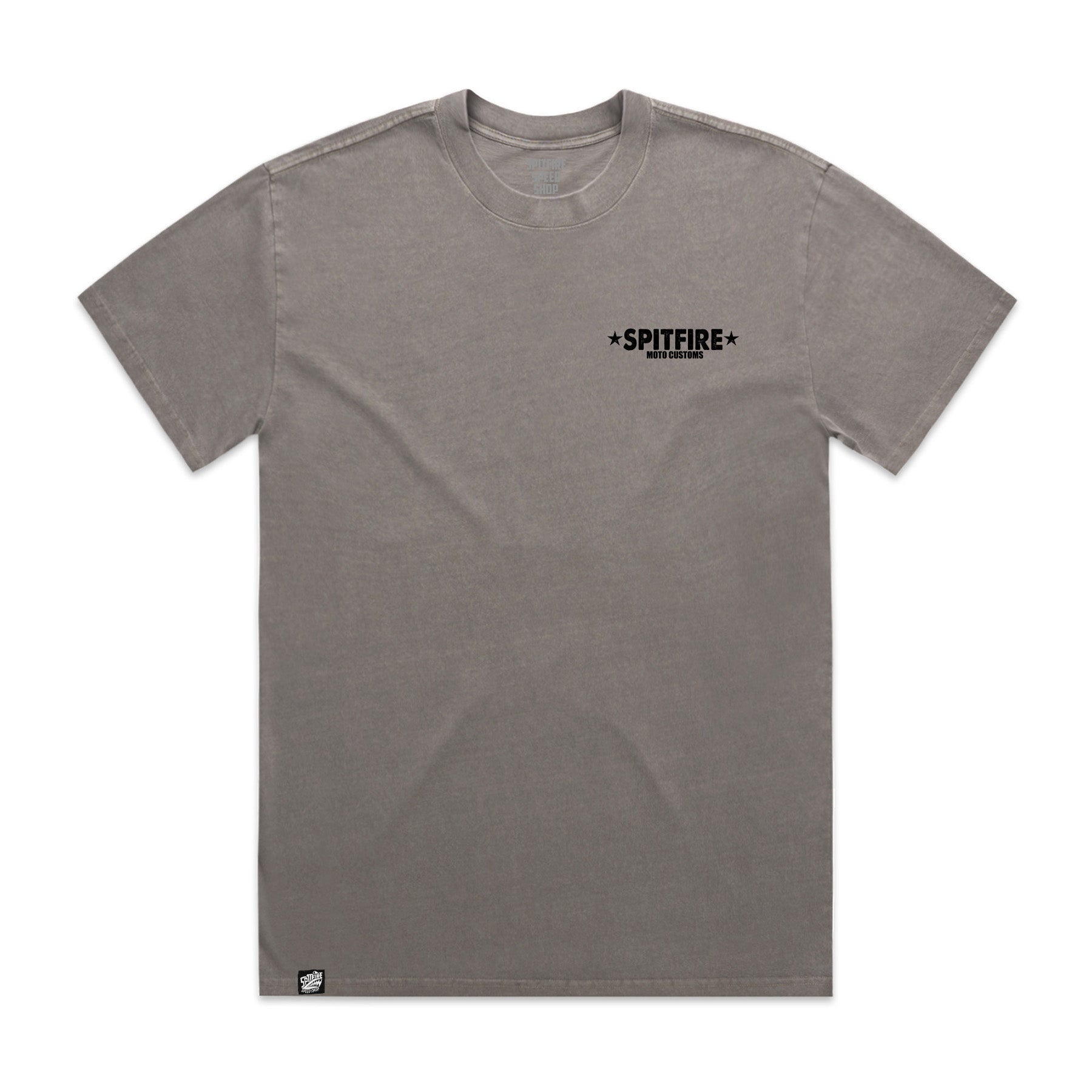 Custom Moto Purple - Faded Grey T-Shirt