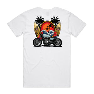 Spitfire Speed Shop Ocean Vibes White T-Shirt