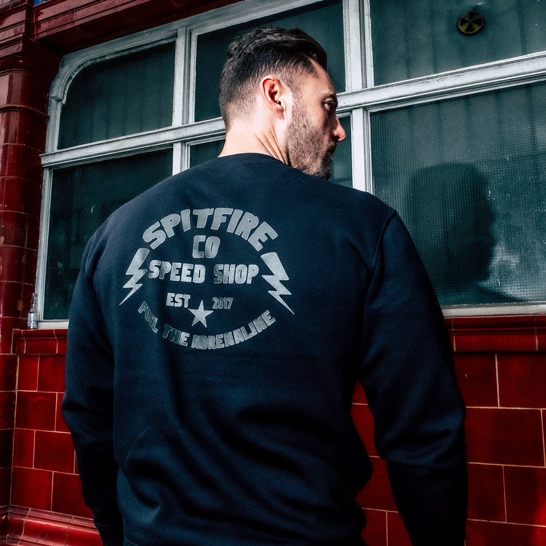 Fuel The Adrenaline EST Black Sweatshirt With Black Logo