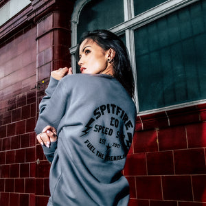 Fuel The Adrenaline EST Convoy Grey Sweatshirt Black Logo
