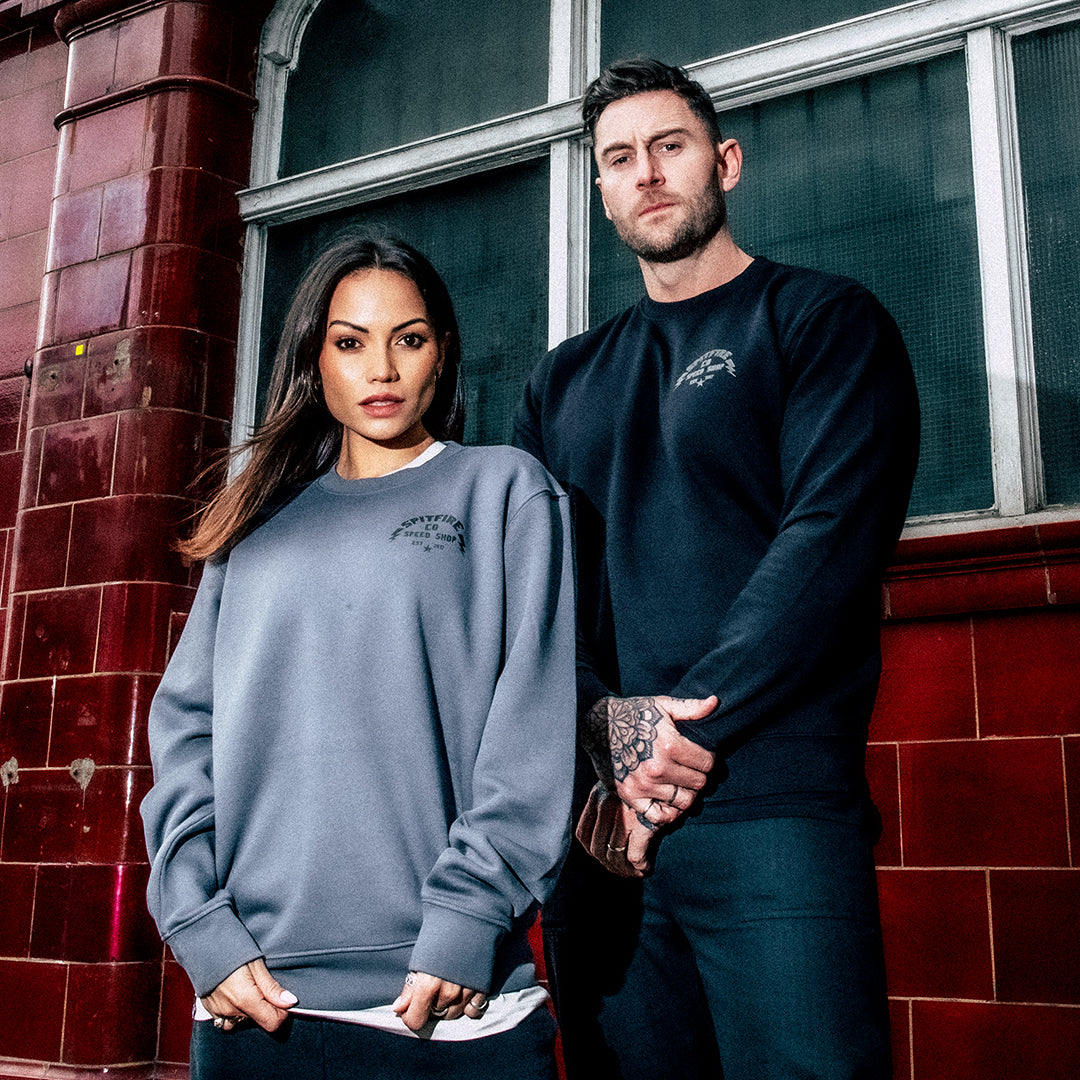 Fuel The Adrenaline EST Convoy Grey Sweatshirt Black Logo