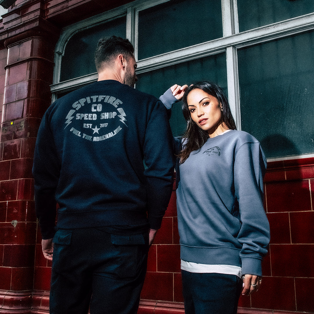 Fuel The Adrenaline EST Black Sweatshirt With Black Logo