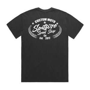 Spitfire Custom Moto Faded Coal T-Shirt
