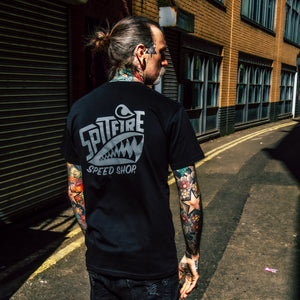 Spitfire Black T-Shirt With Grey Logo