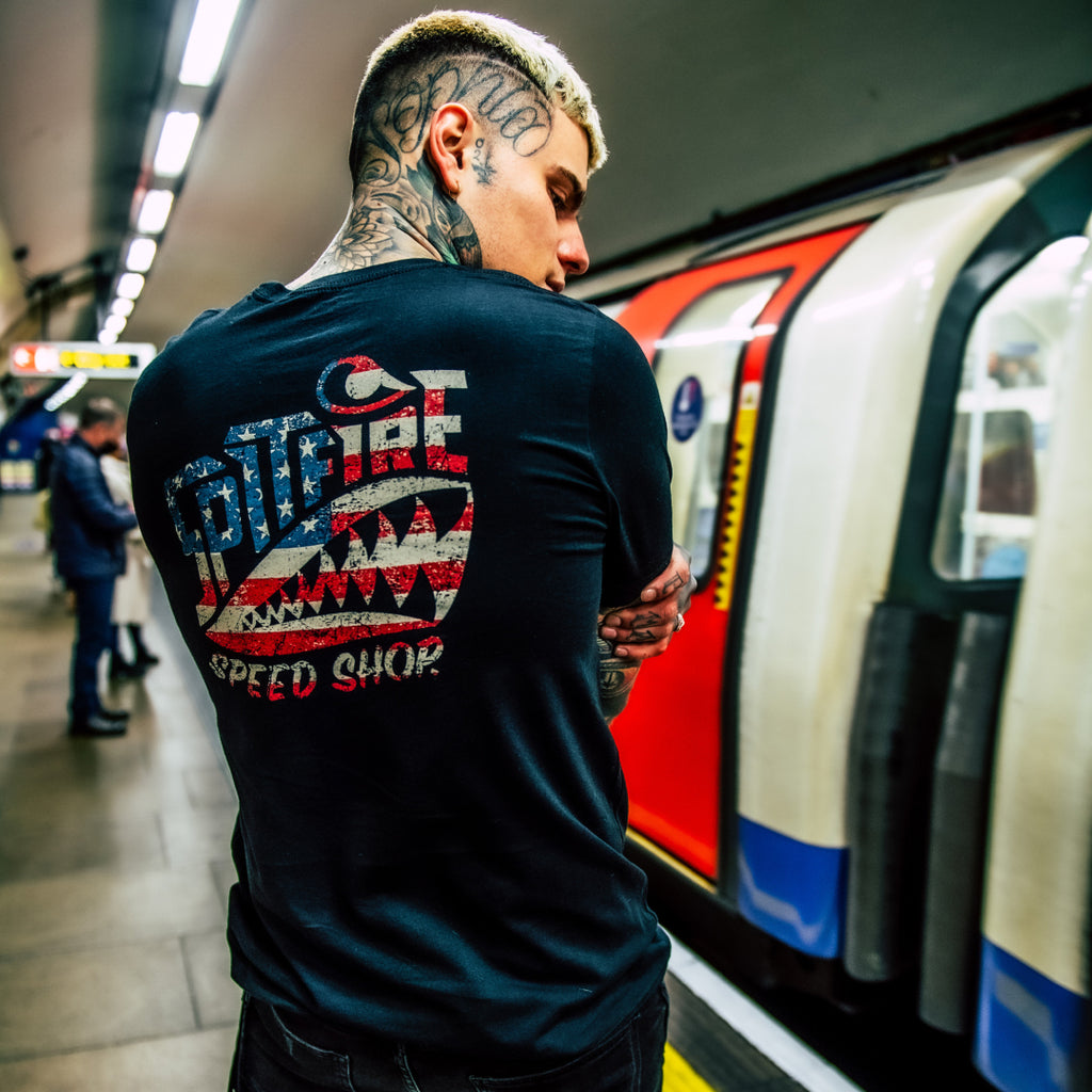 Spitfire Patriot Edition T-Shirt With Stars & Striped Logo