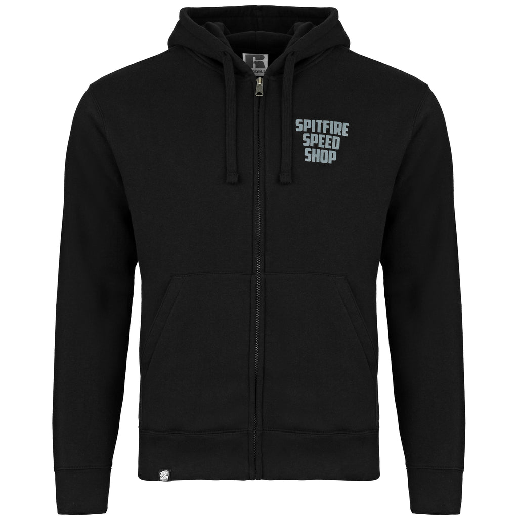 spitfire speed shop motorcycle chopper hoodie