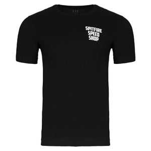 Spitfire Original Black T-Shirt With Colour Logo