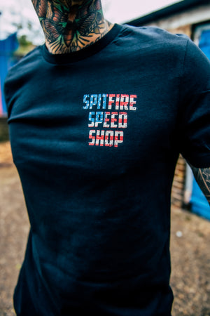 Spitfire Patriot Edition Tee With Stars & Stripes Logo