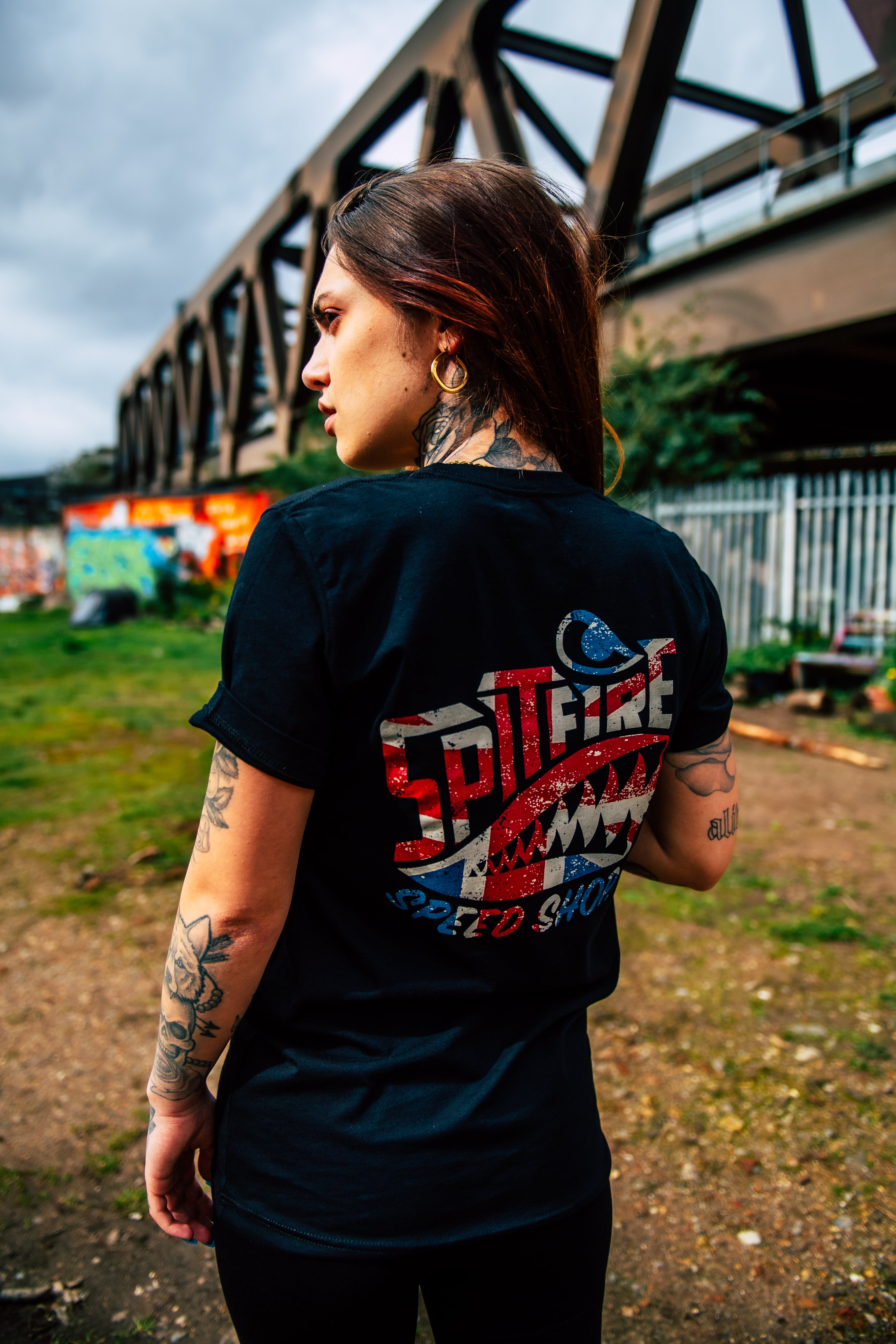 spitfire speed shop Patriot T-Shirt