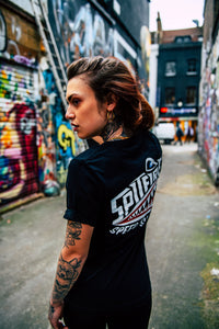 Spitfire Original Black T-Shirt With Colour Logo