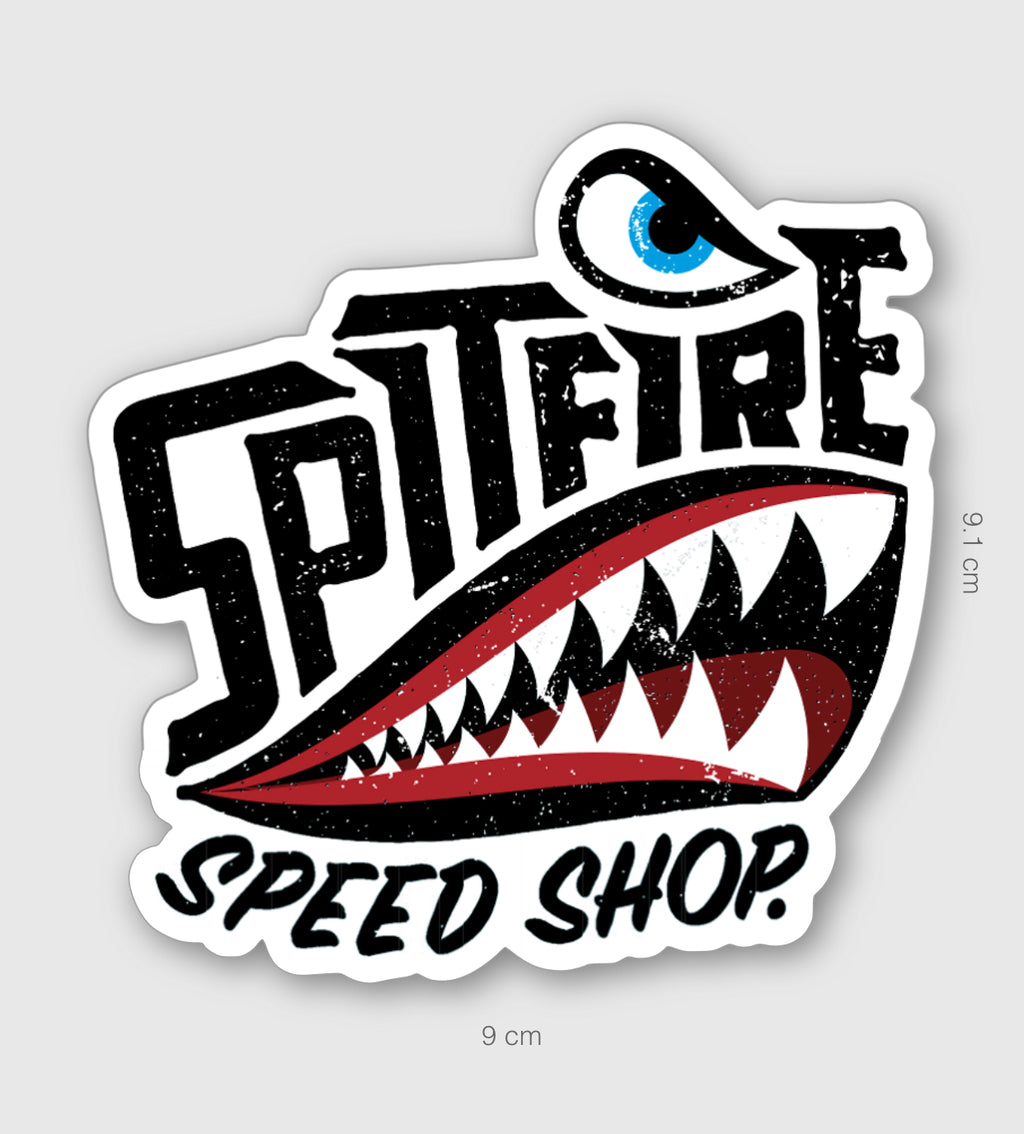 Spitfire Distressed Sticker Large