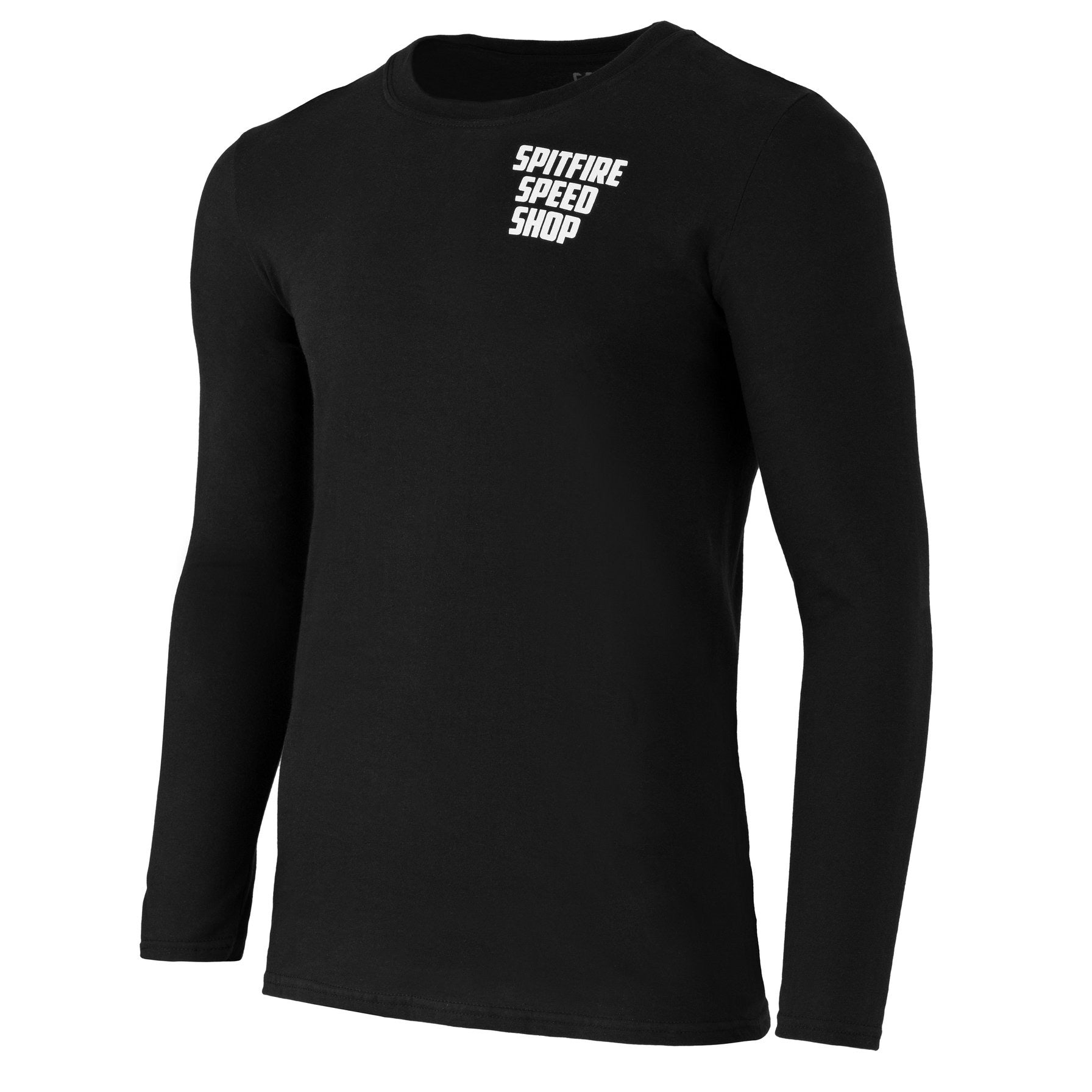Spitfire Black Long Sleeve T-Shirt With Colour Logo