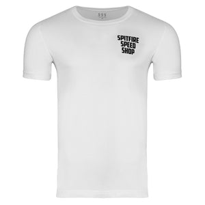 Spitfire White T-Shirt With Colour Logo