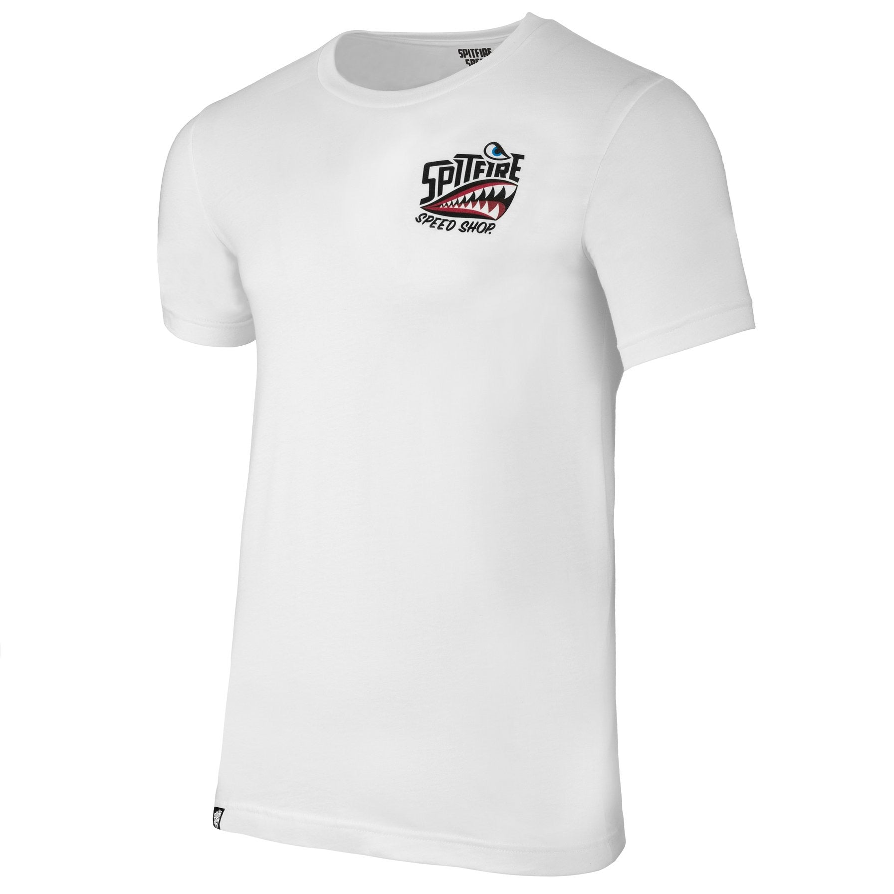 Spitfire Tee White With Spitfire Front Logo