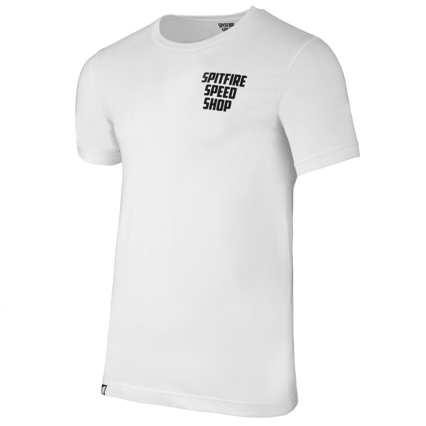 Spitfire White T-Shirt With Ride Hard Logo
