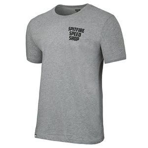 Spitfire T-Shirt Grey With Ride Hard Logo